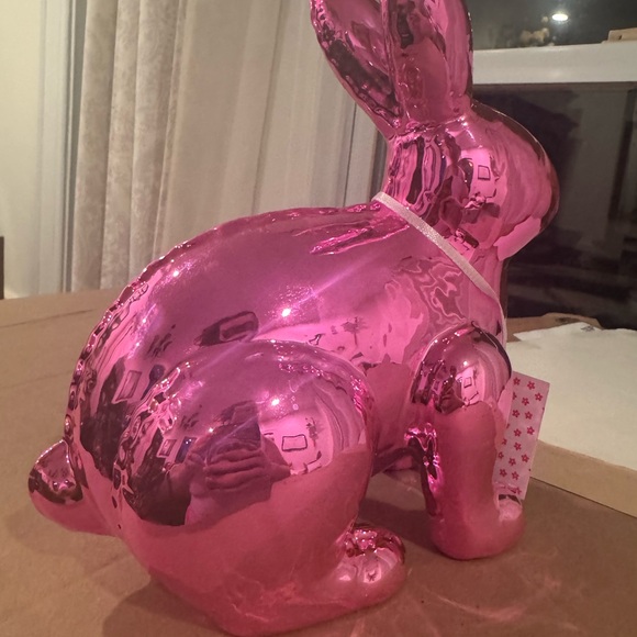 Isaac Mizrahi Balloon Bunny Figurine NWT CERAMIC - Picture 6 of 6